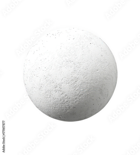 White bath bomb isolated on transparent background a fizzy sphere of relaxation and aromatherapy, perfect for a soothing spa experience in the comfort of your own home