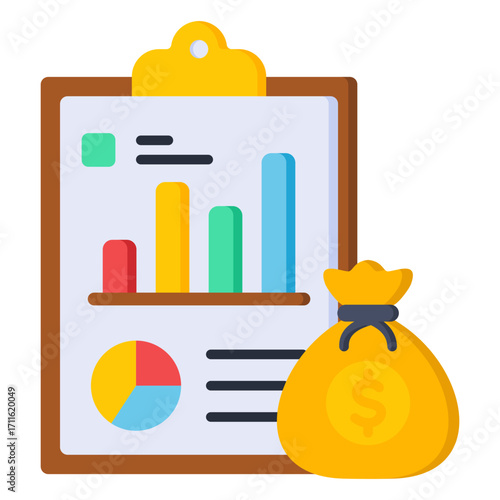 Financial Report Icon