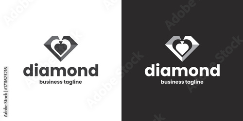 black diamond ace logo vector