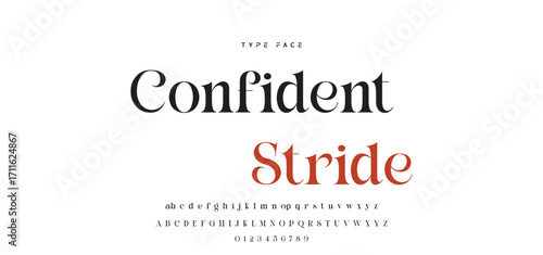 Elegant wedding alphabet letters font and number. Typography luxury classic lettering serif fonts decorative vintage retro concept. vector illustration.