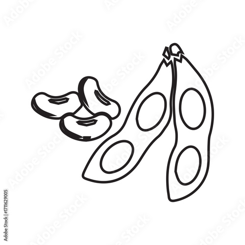 Outline Soybeans