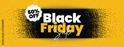 Editable Black Friday Social Media Cover, header and Horizontal Web Banner template design, Product Sale, Discount Offers, Retail Deals, Advertisement Ads, Cyber Monday sale Event, brush Background