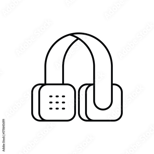 Support Thin Line Vector Icon