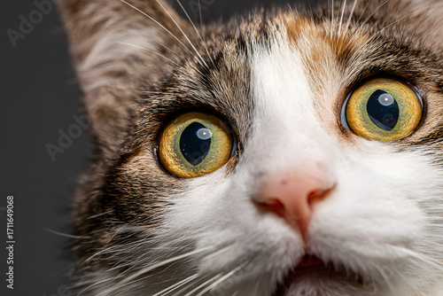 Surprised Cat Funny Expression
