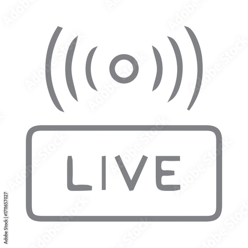 Live Streaming Icon