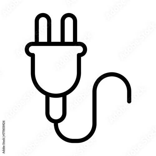 Power Cable Vector Icon