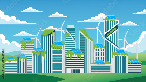 Eco City Skyline