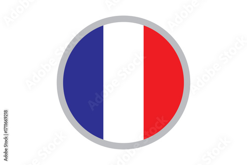 Free Download france round flag vector design - GFXLoad