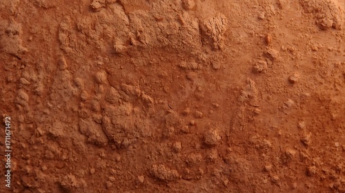Close-up view of the textured Martian surface, showcasing its reddish-brown, dusty, and rocky terrain.