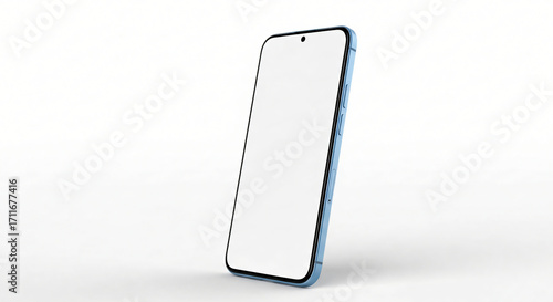 Wallpaper Mural Modern Smartphone Mockup with Blank Screen on White Background Torontodigital.ca