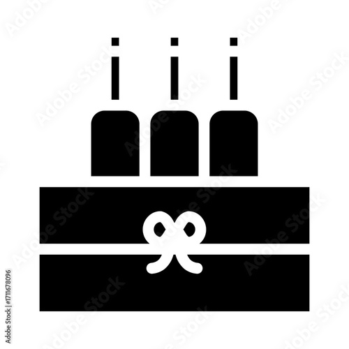 beer box glyph icon
