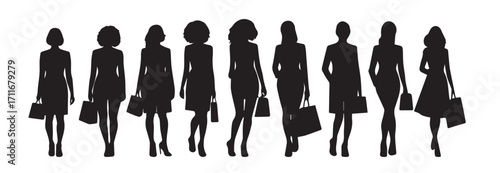silhouette business woman