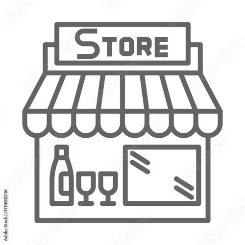 Liquor Store icon design