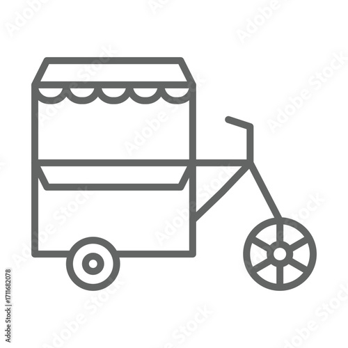 Street Vendor icon design