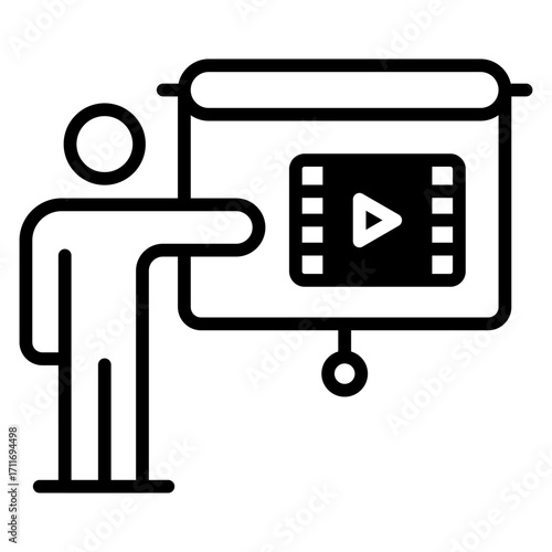 Video presentation icon