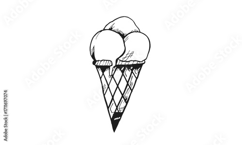 A creative and modern music logo concept featuring a black treble clef elegantly integrated with the letter 'i' and surrounded by vibrant orange musical notes