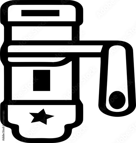 Manual Coffee Grinder Icon