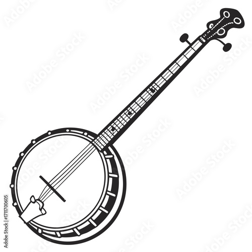 guitar isolated on white