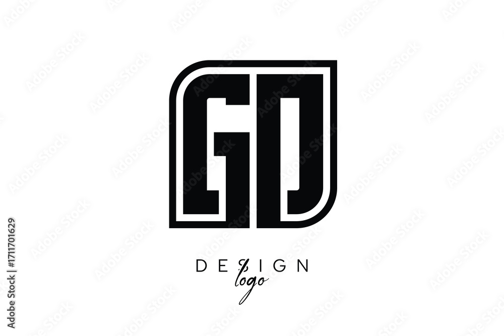 GD Block Monogram Logo – Bold Geometric Lettermark in Rectangular Style for Modern Branding & Identity
GD Block Monogram Logo – Bold Geometric Lettermark in Rectangular Style for Modern Branding & Identity