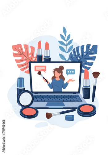 Online makeup tutorials for aspiring beauty enthusiasts.