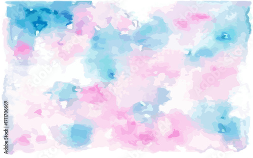 Watercolor Background Vector Series: Adorable Soft Colors