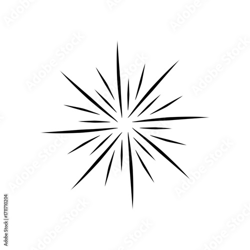 Abstract comic effect