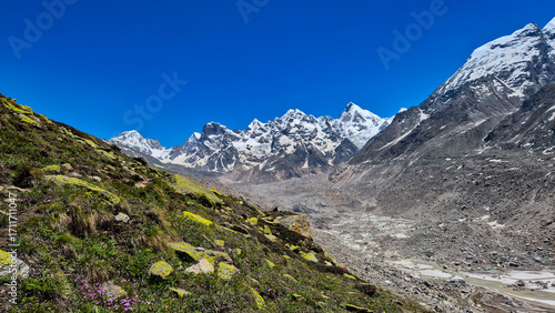 mountain landscape in the alps