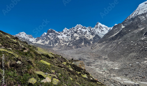 mountain landscape in the India 