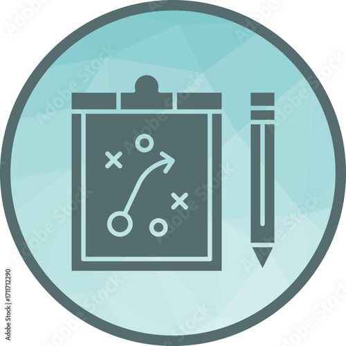 Strategy icon vector image. Suitable for mobile apps, web apps and print media.