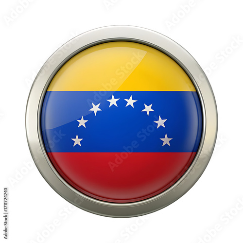 venezuela circle icon or badge 