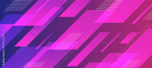 Colorful abstract background with translucent magenta and purple rectangles in a dynamic diagonal pattern