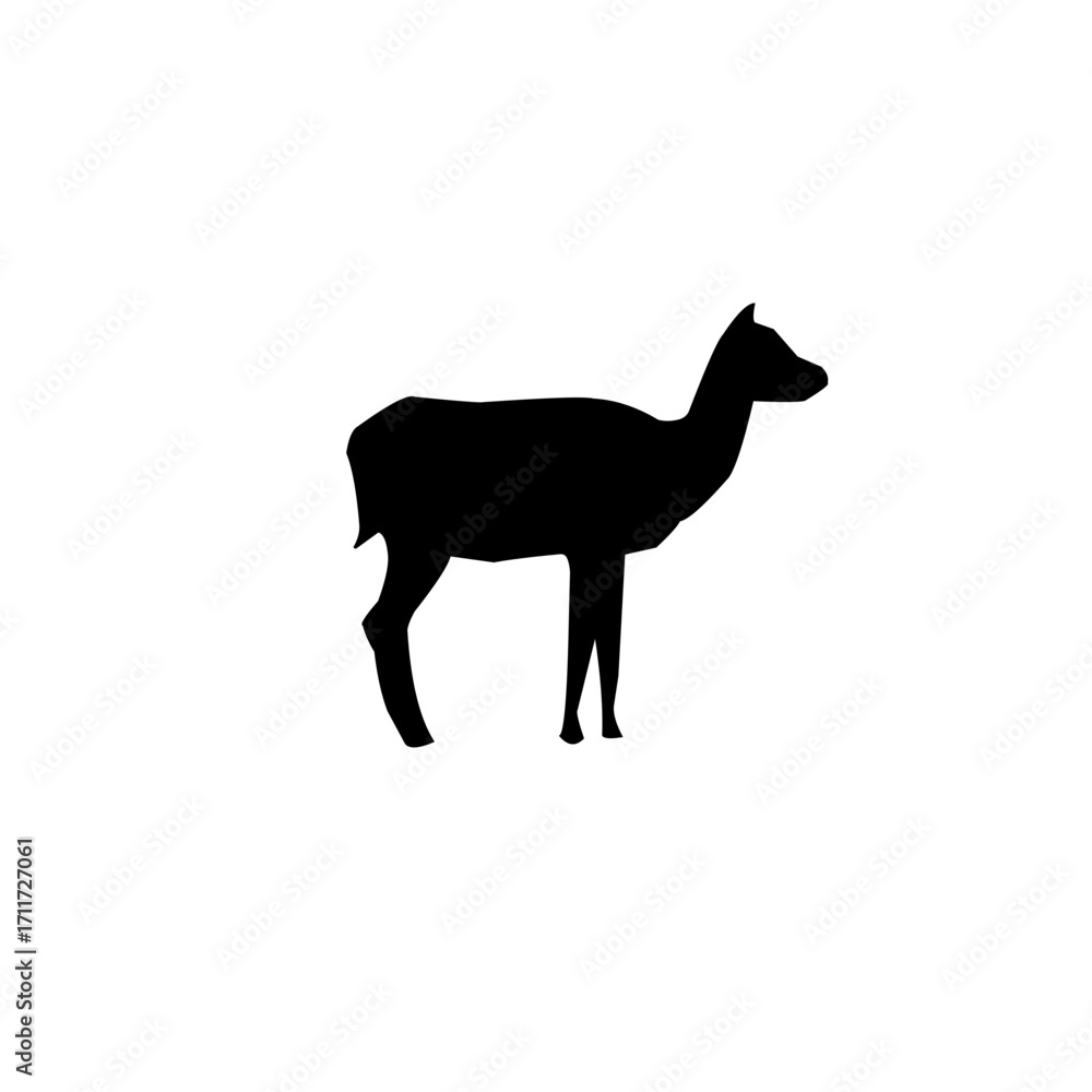 Obraz premium Antelope Silhouette