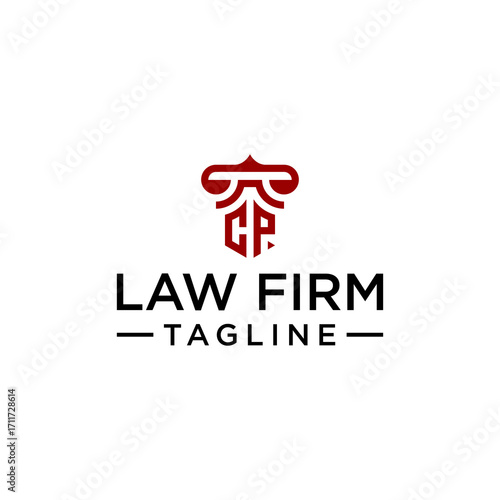 CP or HP law logo design inspiration