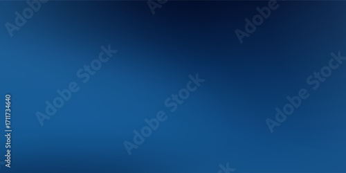 Color gradient lights on black background, abstract blue hologrphic grain modern