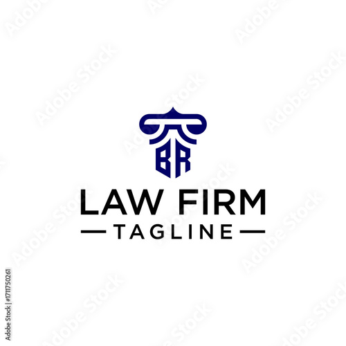 BR law logo design inspiration