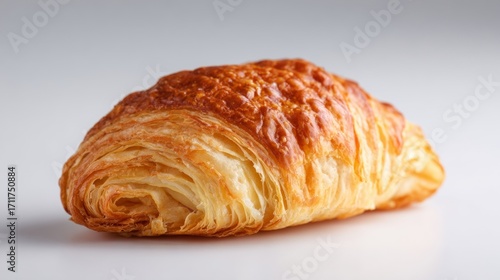 Golden croissant, butter-kissed layers whispering of dawn delights, perfect for International Pastry Day or Francophile brunch gatherings