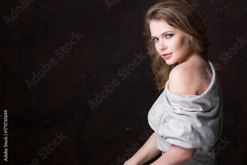 Attractive portrait of a beautiful woman