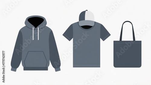 Apparel and accessories mockup