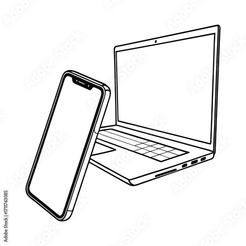 Sleek modern silver smartphone angled lean view