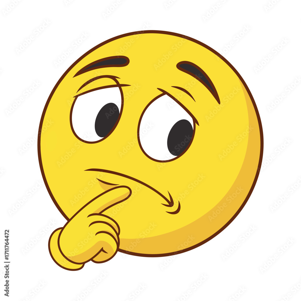 Fototapeta premium Vibrant 3d rendered classic yellow emoji design