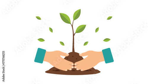 Tree Planting Illustration
