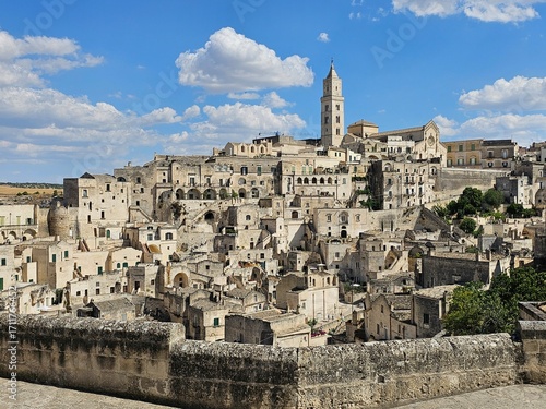 Matera, Basilikata, Süditalien Panorama Altstadt und Sehenswürdigkeiten