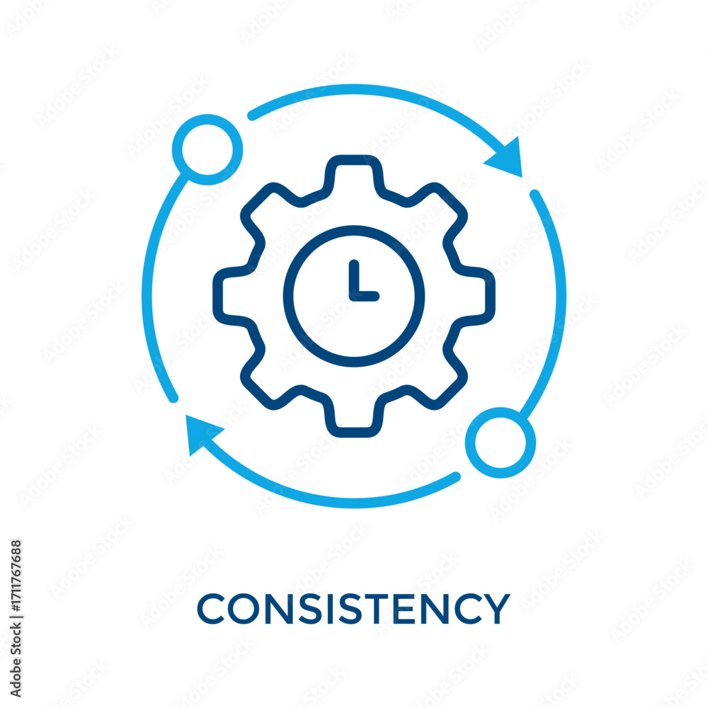 Ταπετσαρία Consistency Icon Outline Color Style