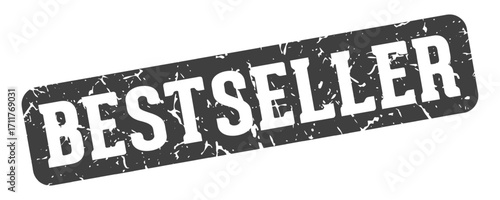 best seller rectangular sign. best seller stamp