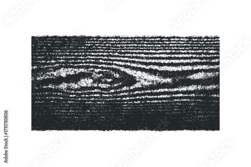 Textured wood grain grunge overlay. Vector hand drawn illustration