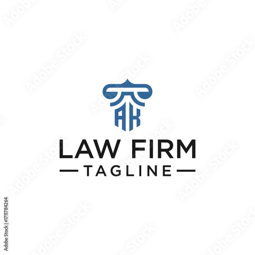AK law logo design inspiration