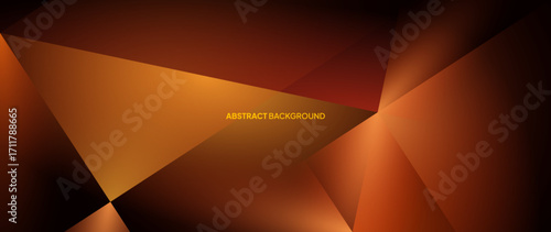 Modern brown abstract background. With straight lines pattern. Web banner, wallpaper, banner, brochure. Geometric shape background.	
