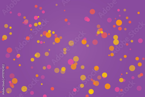 Abstract geometric background with various overlapping circles and playful colors