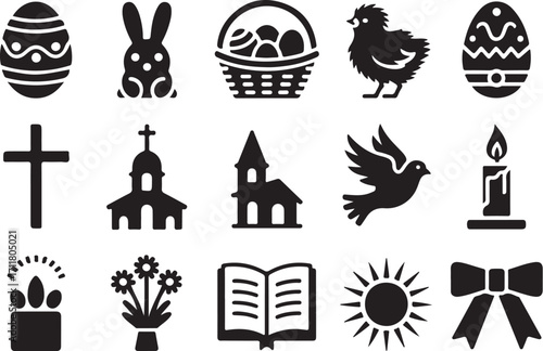 Celebrate Easter and Spring with festive icons!