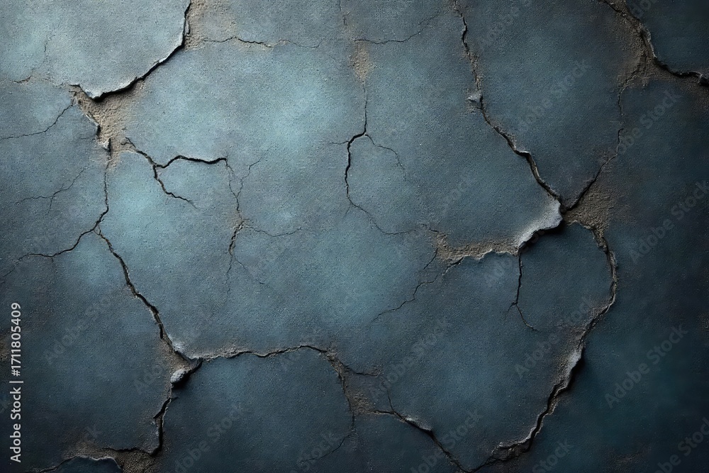 Obraz premium A textured gray background with subtle cracks, conveying a sense of dull ache and physical discomfort The image evokes feelings of weariness and emotional pain , suffering, desaturated, loneliness